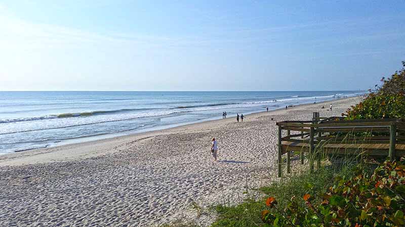 Canova Beach Park - Indialantic, FL! This beach is dog-friendly!