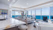 Modern and elegant, the living room offers true comfort. Exceptional views complete the picture.