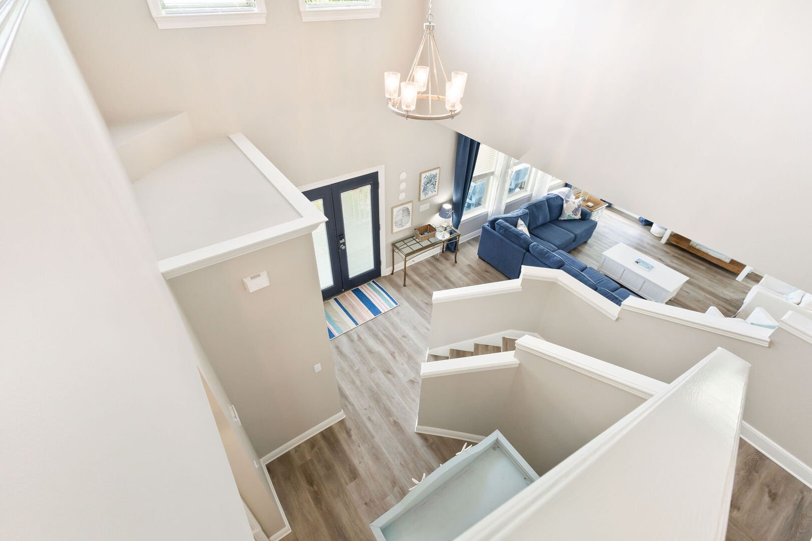 Stairs to second floor.
