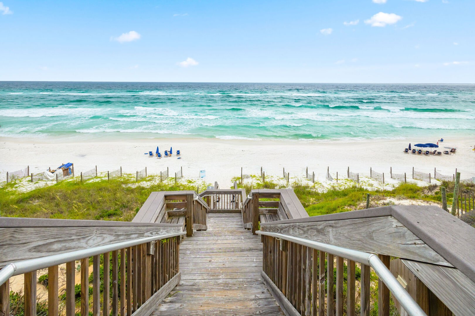 Access to private deeded beach just across the street from the home!