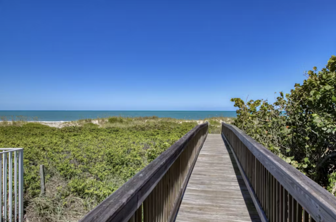 The Atlantic Ocean awaits! Use the community beach boardwalk to access the beach