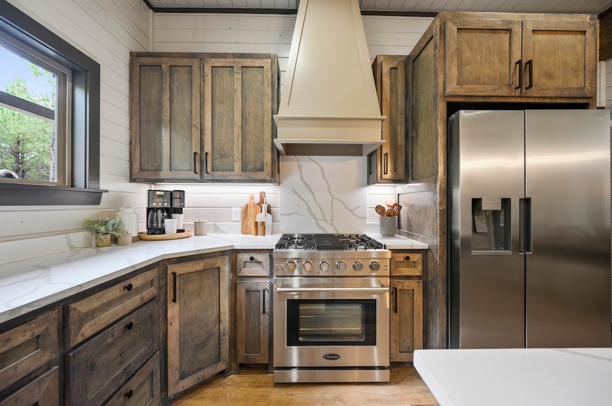 Kitchen provides plenty of storage space