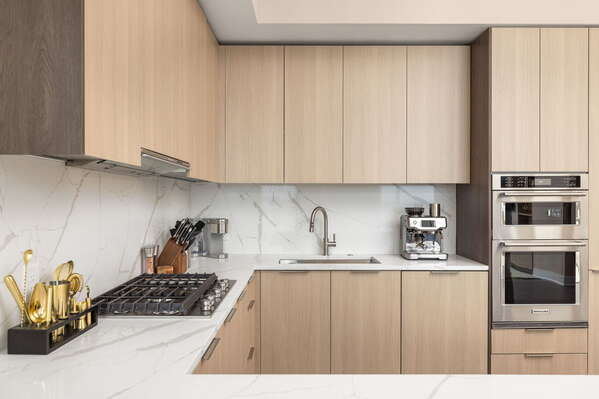 Kitchen fully equipped with all modern amenities
