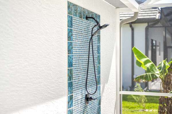 Cool Off on the Outdoor Shower