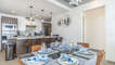 Dining table and the kitchen