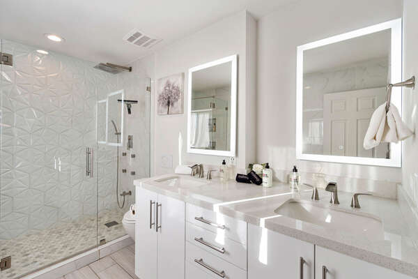 Primary Bedroom 1 En suite bathroom with oversized shower