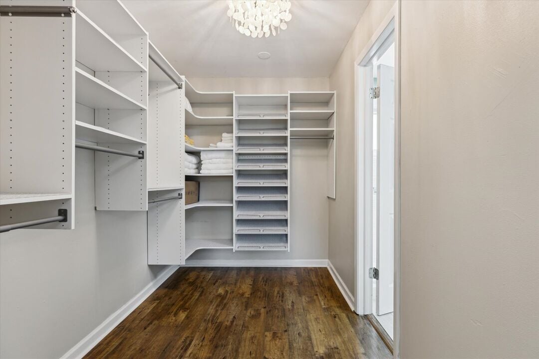 Spacious Master Closet