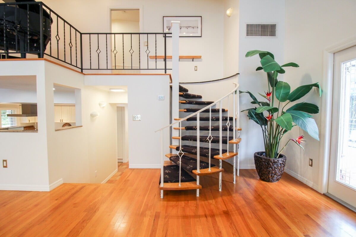 Spiral Staircase to Second Floor