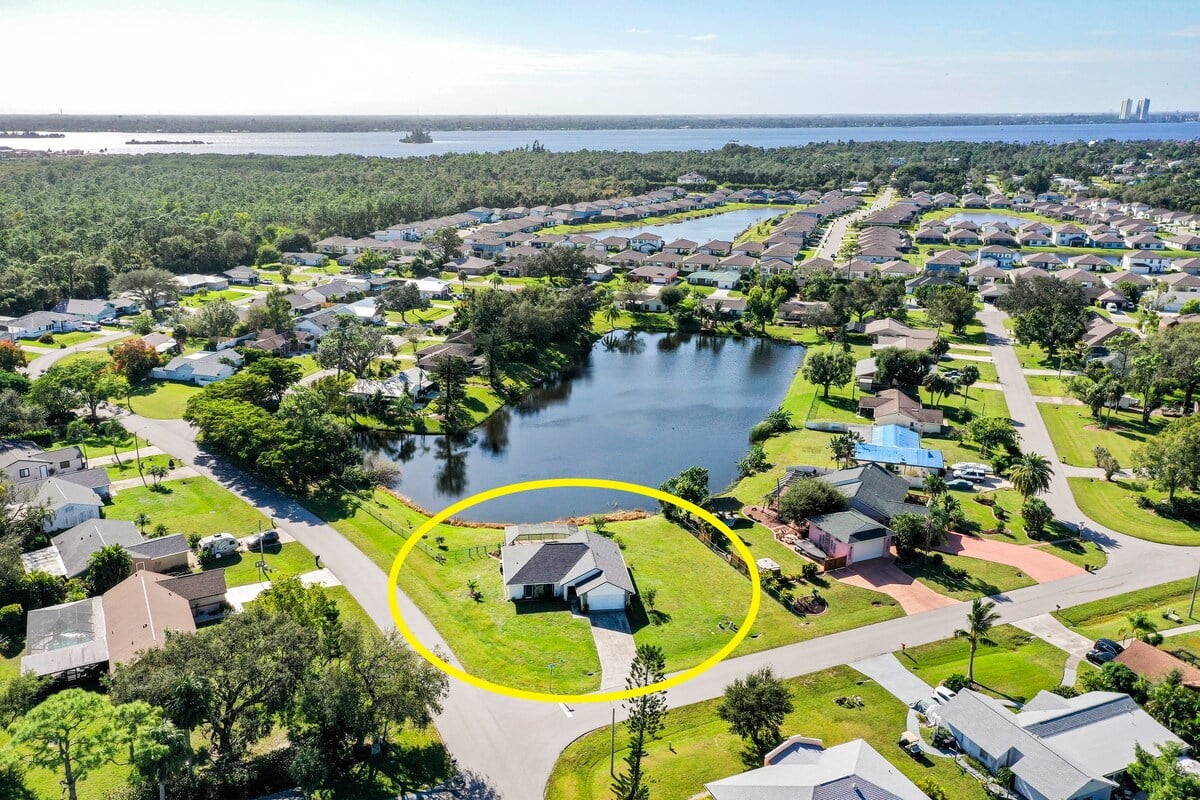 Aerial view of the Home