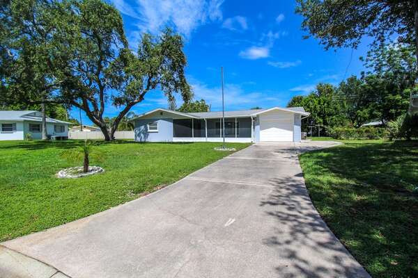Exterior Of Home With Ample Parking
