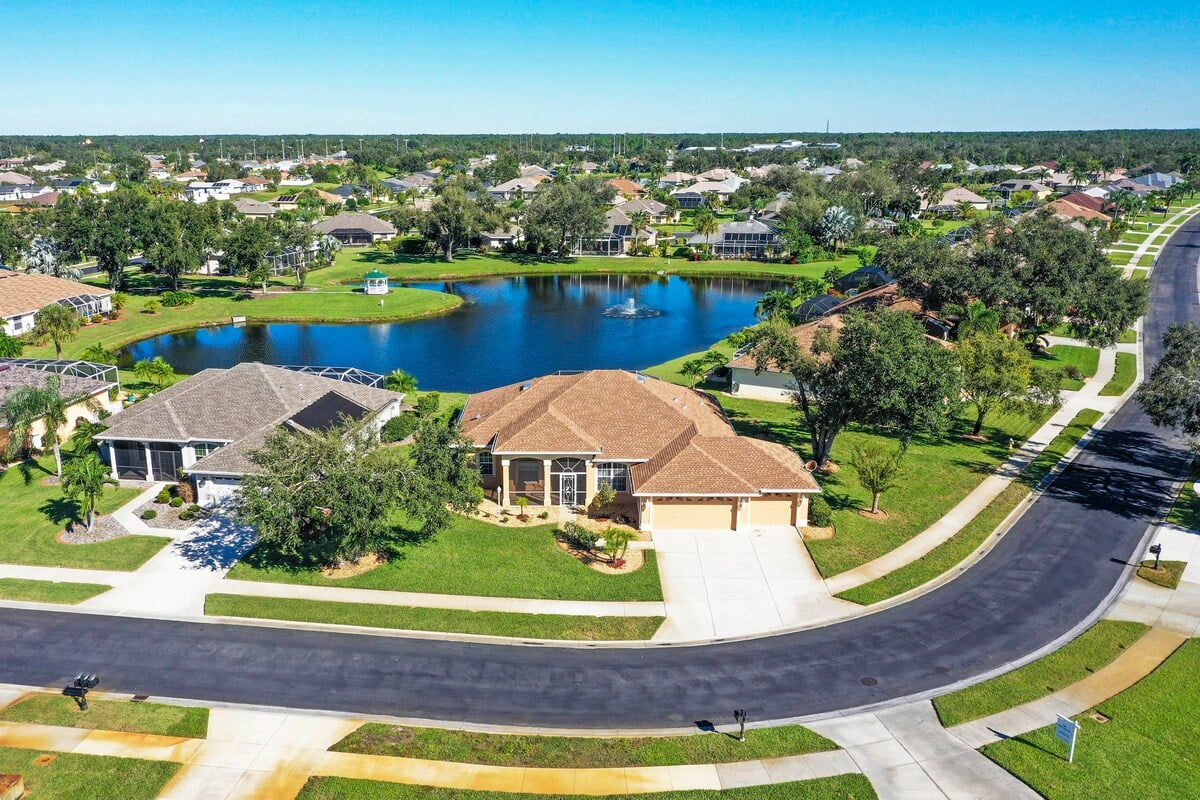 Aerial Of The Home
