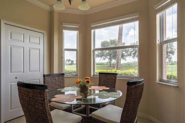 Formal Dining Table With Lovely Views