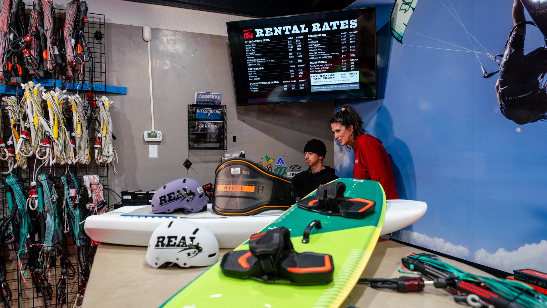 Guests of Watermen's Retreat get 10% off at the REAL Watersports Rental Shop