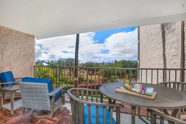 Relax on your private balcony
