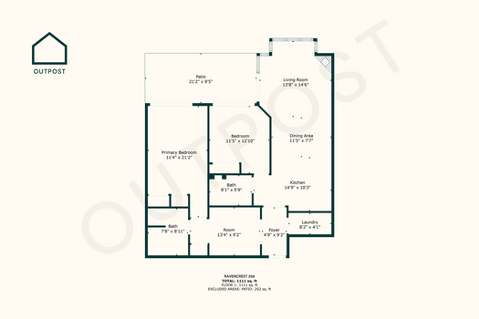 Floor plan - Ravencrest #208