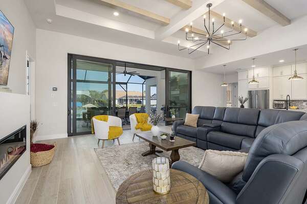 Large Living Room with Comfortable Couches
