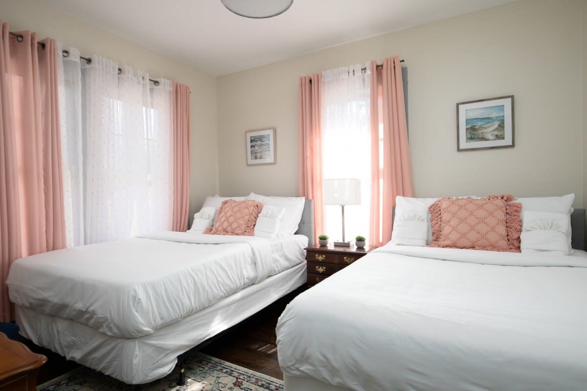 Bedroom #3 has 2 full beds