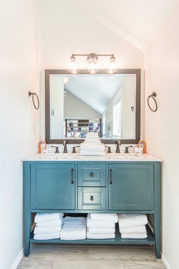 Fresh towels for a refreshing start or a relaxing end to your day.