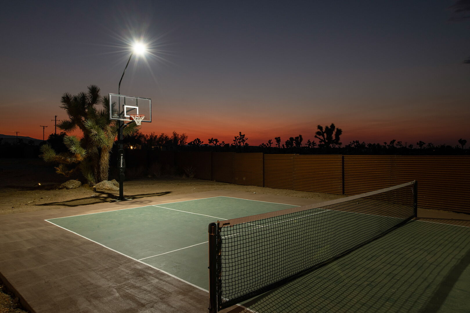 Pickleball court at Sol.