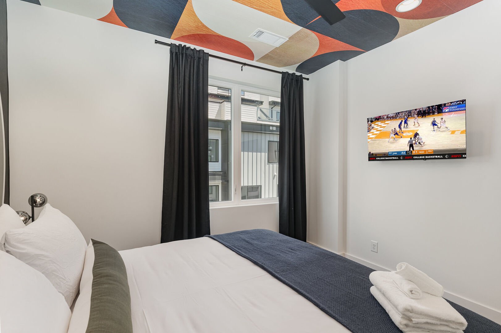 1st Unit (3rd Floor): 2nd Bedroom featuring a King bed, Smart TV, large walk-in closet, and en-suite bathroom.